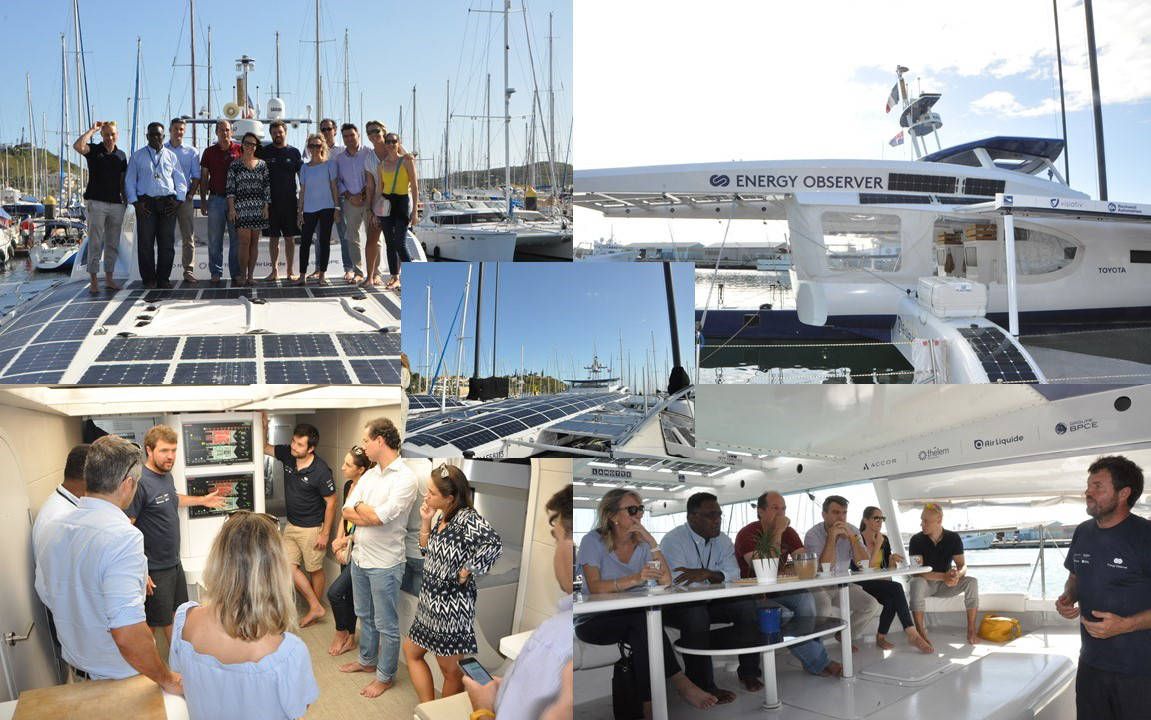 Visit of the Energy Observer